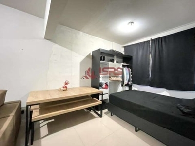 Sala living no centro de são vicente próximo a praia