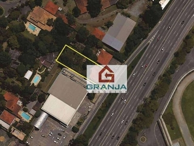 Terreno, 1319 m² - venda por r$ 2.638.000,00 ou aluguel por r$ 15.270,00 - granja viana - cotia/sp