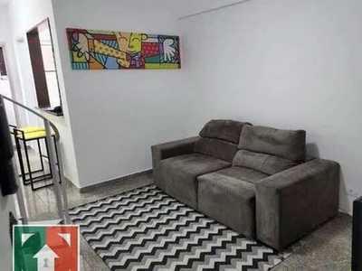 Apartamento com 1 dormitório para alugar, 60 m² por R$ 2.300,00/mês - Gonzaguinha - São Vi