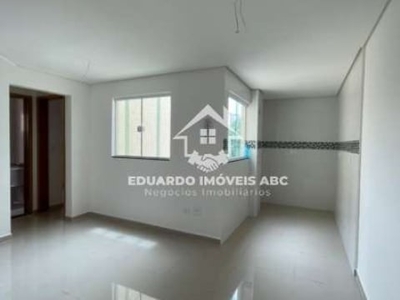 Cobertura com 2 quartos para alugar na rua tiradentes, vila assunção, santo andré, 80 m2 por r$ 2.200