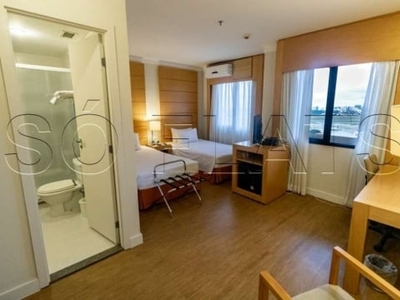 Flat nobile hotels com 1 dormitório e 1 vaga no jardim aeroporto disponível locação