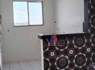 Apartamento com 2 dormitórios, 46 m² - venda por r$ 160.000,00 ou aluguel por r$ 1.300,00/mês - loteamento industrial machadinho - americana/sp