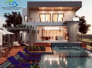 Casa projeto reserva dos pires c/ 337 m², 4 dormitórios c/3 suítes, piscina