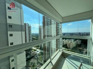 Flat com 1 dormitório para alugar, 52 m² por r$ 4.276/mês - parque campolim - sorocaba/sp