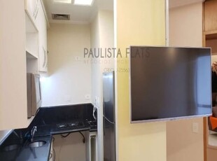 Flat com 1 quarto para alugar na alameda campinas, 600, jardim paulista, são paulo, 31 m2 por r$ 2.137