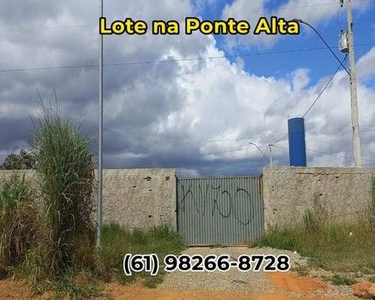 Lote Ótimo local Na Ponte alta