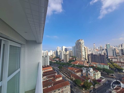 Comprar apartamento com 2 dorms, Embaré, Santos - R$ 641 mil
