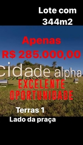 Terreno em Cidade Alpha, Eusébio/CE de 10m² à venda por R$ 283.000,00
