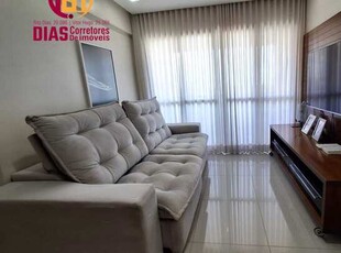 Alugo em exclusividade Apartamento no Condomínio Brisas Club com 69m2, 2/4, à venda no bai