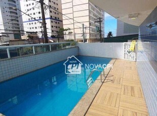 Apartamento à venda, 90 m² por r$ 390.000,00 - vila guilhermina - praia grande/sp