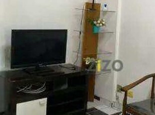 Apartamento com 1 dormitório para alugar, 40 m² por R$ 2.043,00/mês - Jardim São Dimas - S