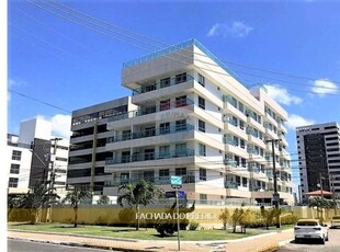 Apartamento mobiliado, na argemiro de figueiredo, a 50 metros do mar, com 2 quartos em jardim oceania - joão pessoa - pb