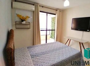 Apartamento para locação temporada de alto padrão na beira mar da Praia do Morro com vista