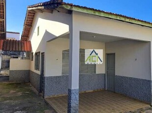 Casa para locação no Jardim Primavera em Cruzeiro-SP: 2 quartos, 1 sala, 1 banheiro, 1 vag