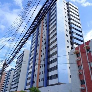 Apartamento com 63m² com 02 quartos, excelente área de lazer no pilotis, Jatiúca - Maceió