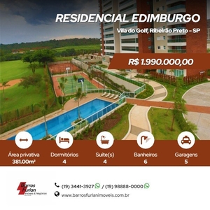 Apartamento - Ribeirão Preto, SP no bairro Vila do Golf