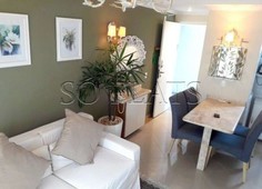 Lindo flat para locação em moema, muito bem decorado e equipado a 3 quadras da av. ibirapuera.