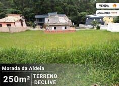 Terreno à venda, 250 m² por r$ 255.000,00 - morada da aldeia - santana de parnaíba/sp