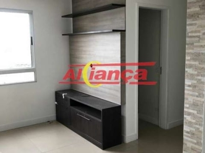 Apartamento para alugar com 44m², 02 quartos, 1 vaga - ponte grande - guarulhos por 1.700,00