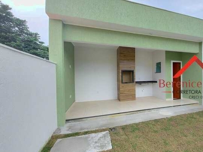 Linda Casa Linear com 2 qtos no Jardim Atlântico Oeste, Itaipuaçu, Maricá