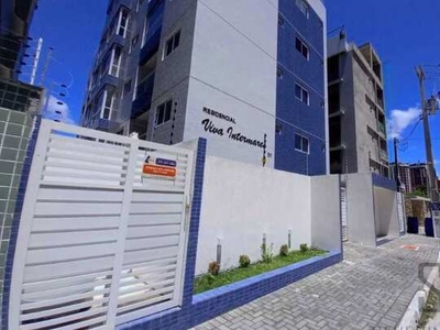 Apartamento a venda Intermares, 55m² 02 Quartos, 01 Suíte, Varanda, Frente Leste, elevador