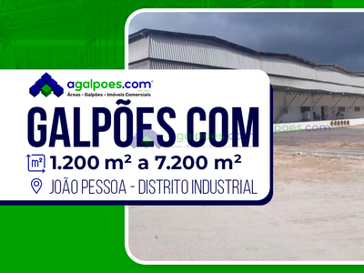 Galpões Beira de Pista, na BR 101- Caaporã (Divisa com PB/PE) de 1.200 m² 2.400 e 3.600 m², 4.800m² 6.000m²