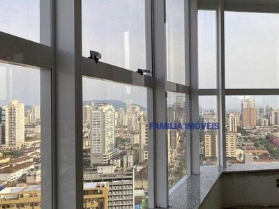 Andar Corporativo para alugar, 564 m² por R$ 27.600,00/mês - Vila Matias - Santos/SP