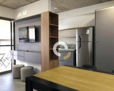 Apartamento com 1 dormitório para alugar, 40 m² por R$ 3.100,00/mês - Cambuí - Campinas/SP