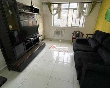 Apartamento com 2 dormitórios para alugar, 82 m² por R$ 2.700/mês - Boqueirão - Santos/São