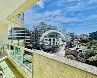 Apartamento com 3 dormitórios para alugar, 114 m² no Braga - Cabo Frio/RJ