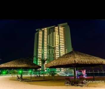 Brasil Beach Home Resort Cuiabá: Apartamento de 88m² para locação, 2 quartos, semimobiliad