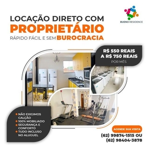 Estrutura completa com moveis, agua e luz incluso, aceitamos pets