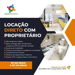 Kitnet/conjugado para aluguel tem 25 metros quadrados com 1 quarto em Setor Bueno - Goiâni