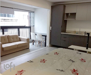 Apartamento à venda em Campo Belo com 38 m², 1 quarto, 1 suíte, 1 vaga