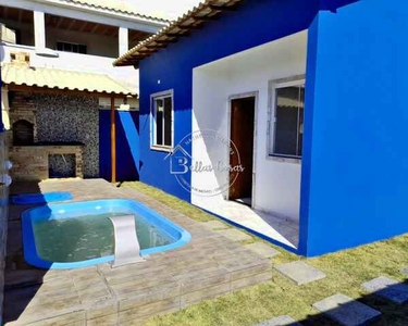 Bela casa à venda em Unamar, 1 quarto, piscina e área gourmet, Tamoios - Cabo Frio - RJ