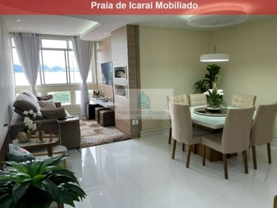 Apartamento 3 quartos suíte 159 m² reformado frente praia icaraí