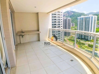 Apartamento com 2 quartos à venda, 85 m² por r$ 918.000 - barra da tijuca - rio de janeiro/rj