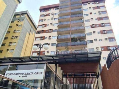 Apartamento com 3 dormitórios para alugar, 129 m² por r$ 1.600/mês - centro - foz do iguaçu/pr