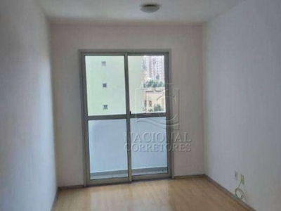 Apartamento com 3 dormitórios para alugar, 65 m² por r$ 1.900,00/mês - vila valparaíso - santo andré/sp