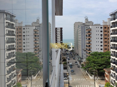 Apartamento em Vila Guilhermina, Praia Grande/SP de 52m² 1 quartos à venda por R$ 354.000,00