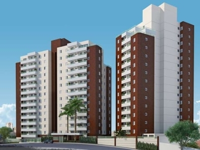 Apartamento novo de 2 dormitórios, 1 banheiro e 1 vaga com 49,25m² no demarchi