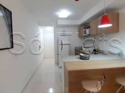 Apartamento spazio lume disponível para locação com 27m², 1 dormitório e 1 vaga.