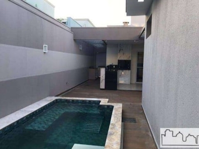 Casa com 3 dormitórios para alugar, 139 m² por r$ 6.662,00/mês - jardim residencial vale do campo - araraquara/sp