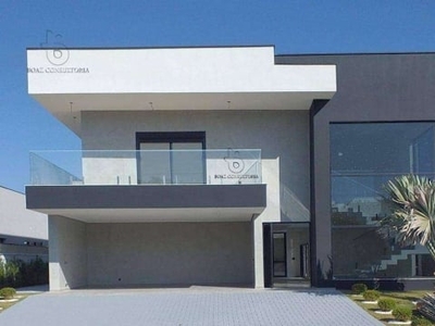 Casa com 4 dormitórios à venda, 416 m² por r$ 2.800.000,00 - alphaville nova esplanada - votorantim/sp