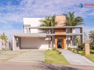 Casa com 5 dormitórios/suítes à venda, 650 m² por r$ 2.600.000 - condomínio mirante do vale - jacareí/sp