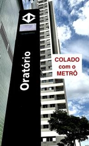 COLADO ao METRO! Apartamento Planejado - andar ALTO!