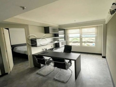 Flat em guarulhos com fácil acesso a sp contendo 32m² 1 dormitório 1 vaga disponível para locação.