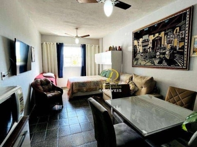 Kitnet com 1 dormitório à venda, 32 m² por r$ 156.000,00 - mirim - praia grande/sp