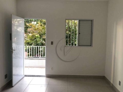 Kitnet com 1 dormitório para alugar, 20 m² por r$ 951,00/mês - bangu - santo andré/sp