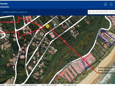 Lote à venda no loteamento reserva itacimirim